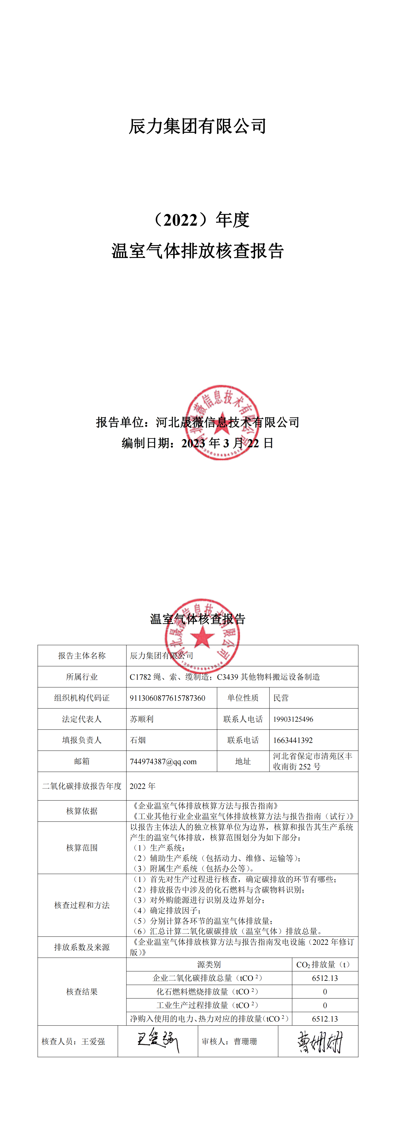 2022年溫室氣體排放核查報告公示_00